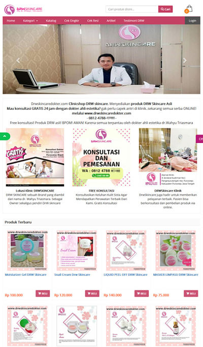 Contoh Website dari Okejasaweb.com Ratusan Portofolio Ada 